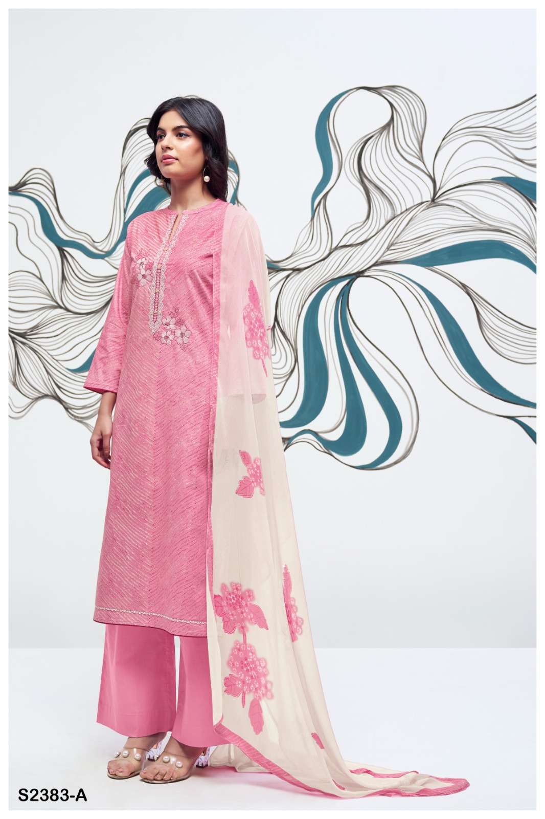 Ganga MALEAH 2383 Dress Materials Wholesale catalog