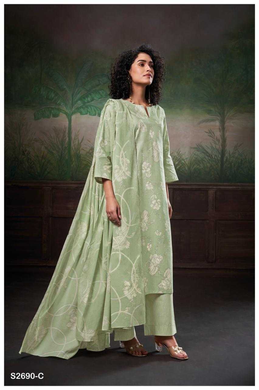 Ganga MISHA 2690 Dress Materials Wholesale catalog