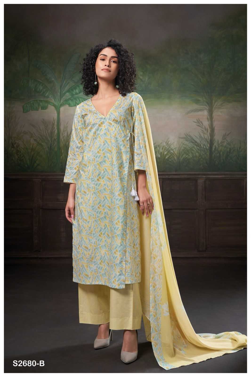 Ganga NEEVA 2680 Dress Materials Wholesale catalog