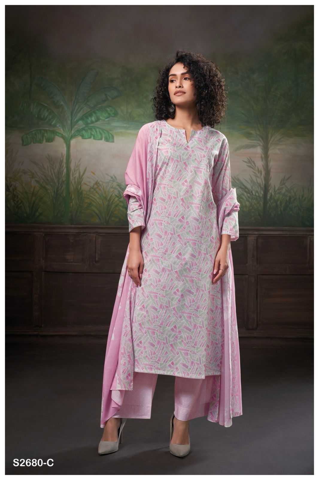 Ganga NEEVA 2680 Dress Materials Wholesale catalog
