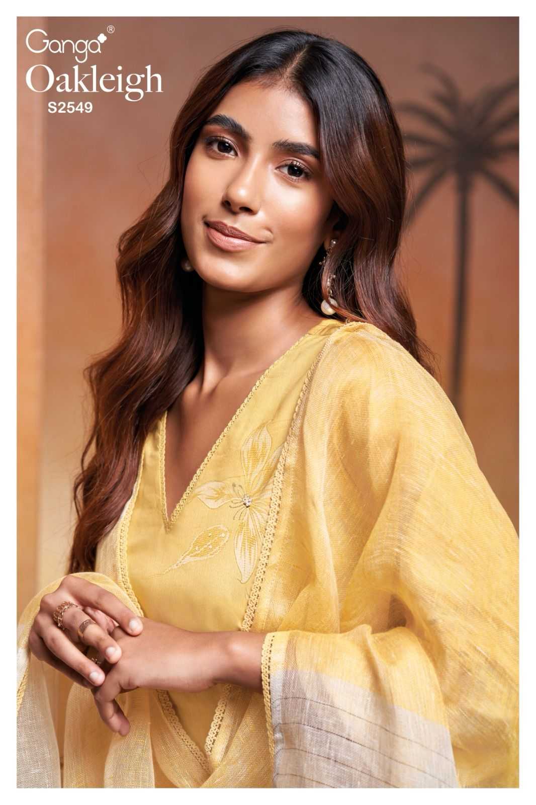 Ganga OAKLEIGH 2549 Dress Materials Wholesale catalog