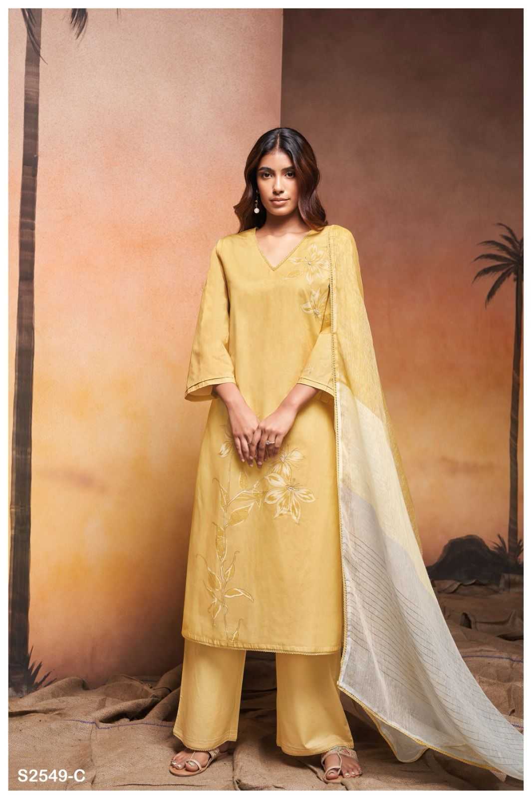 Ganga OAKLEIGH 2549 Dress Materials Wholesale catalog