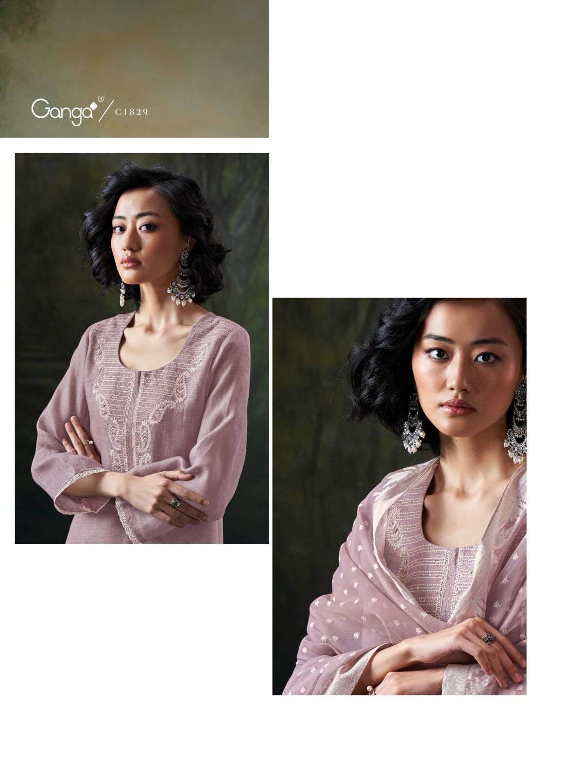 Ganga PARISA Dress Materials Wholesale catalog