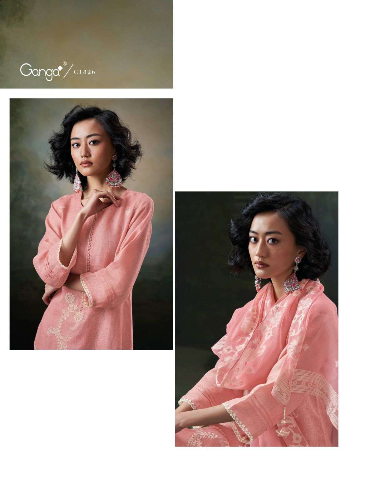 Ganga PARISA Dress Materials Wholesale catalog