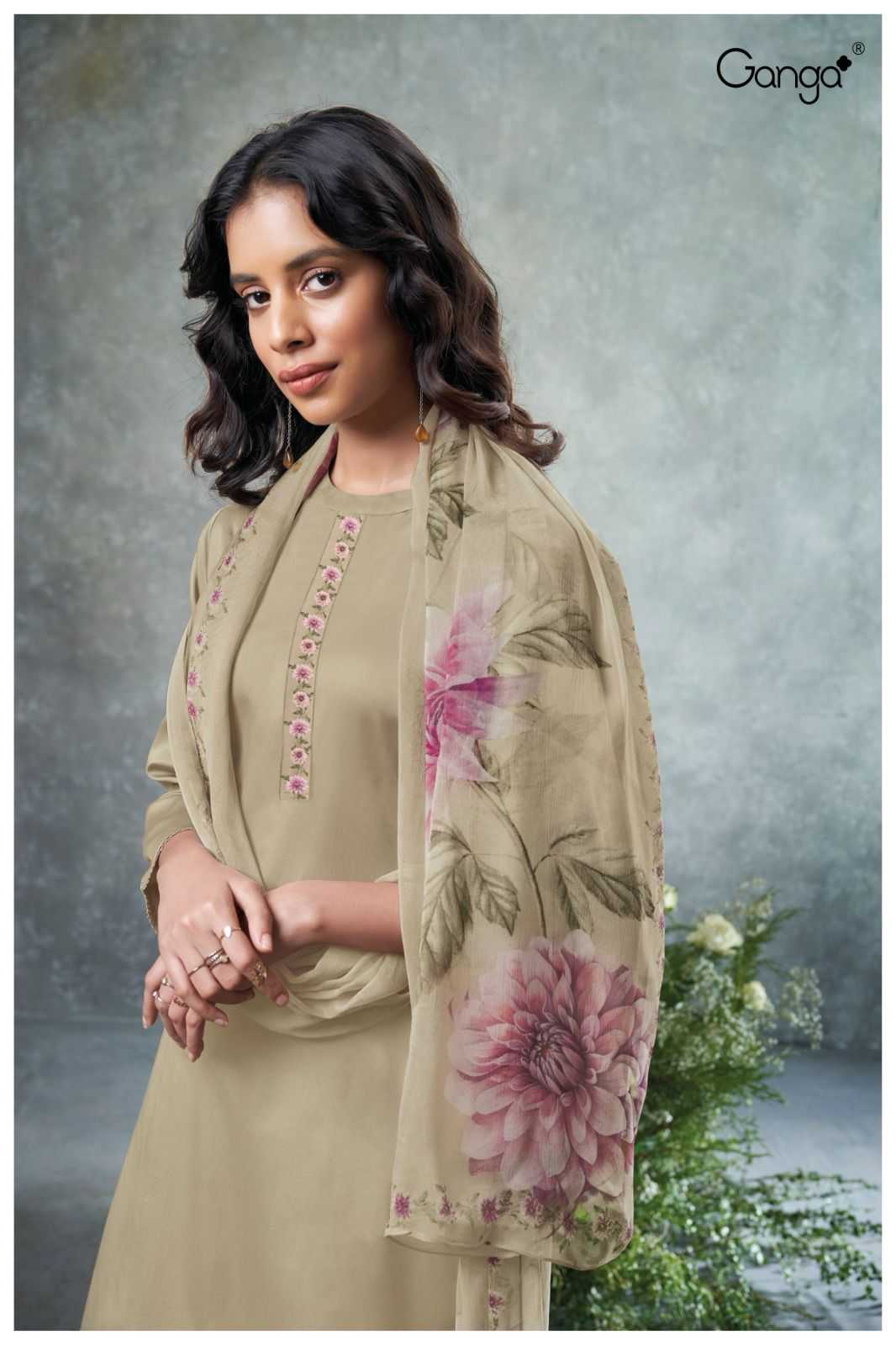 Ganga PRACHI 2571 Dress Materials Wholesale catalog