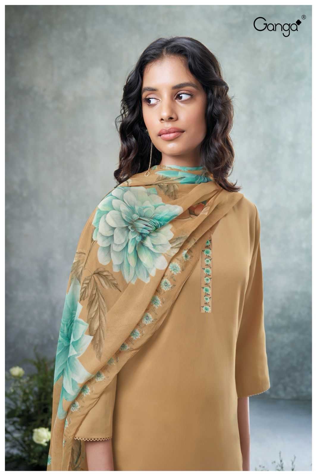 Ganga PRACHI 2571 Dress Materials Wholesale catalog