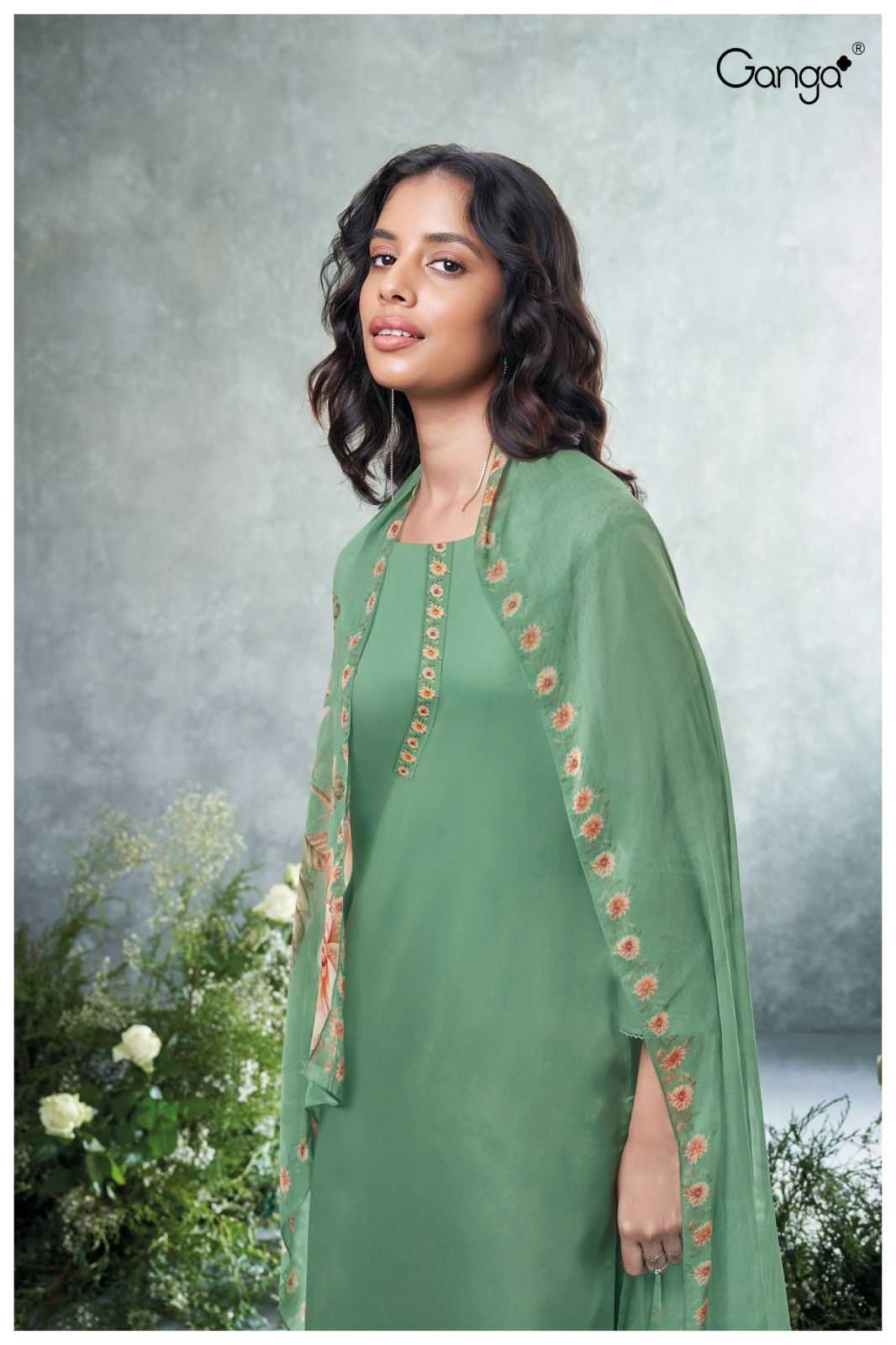 Ganga PRACHI 2571 Dress Materials Wholesale catalog