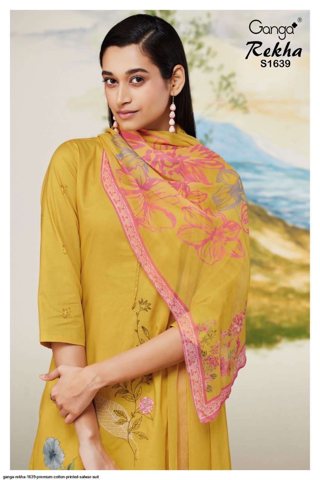 Ganga REKHA 1639 Salwar kameez Wholesale catalog