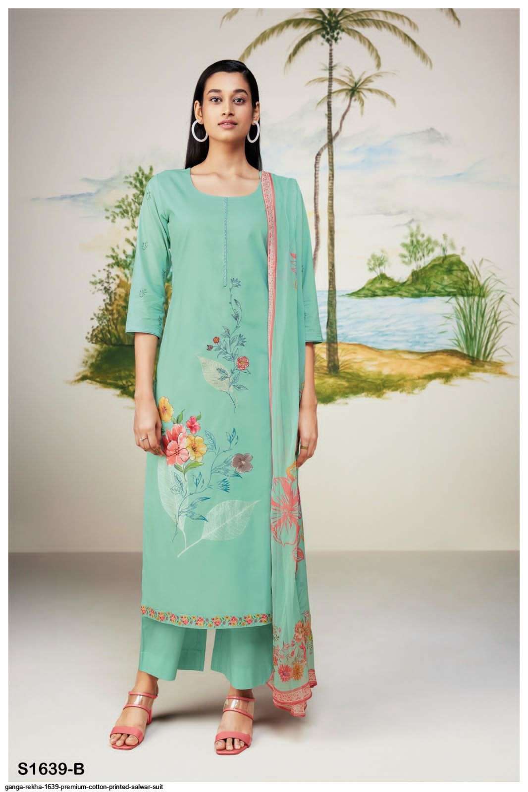 Ganga REKHA 1639 Salwar kameez Wholesale catalog