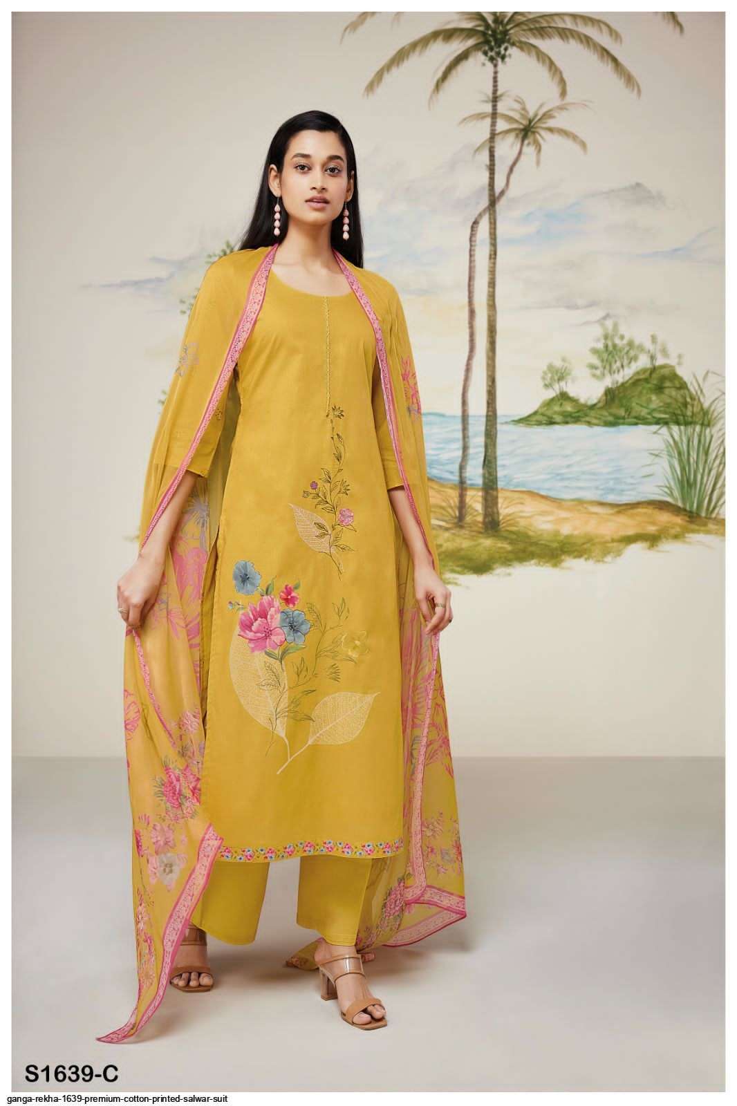 Ganga REKHA 1639 Salwar kameez Wholesale catalog