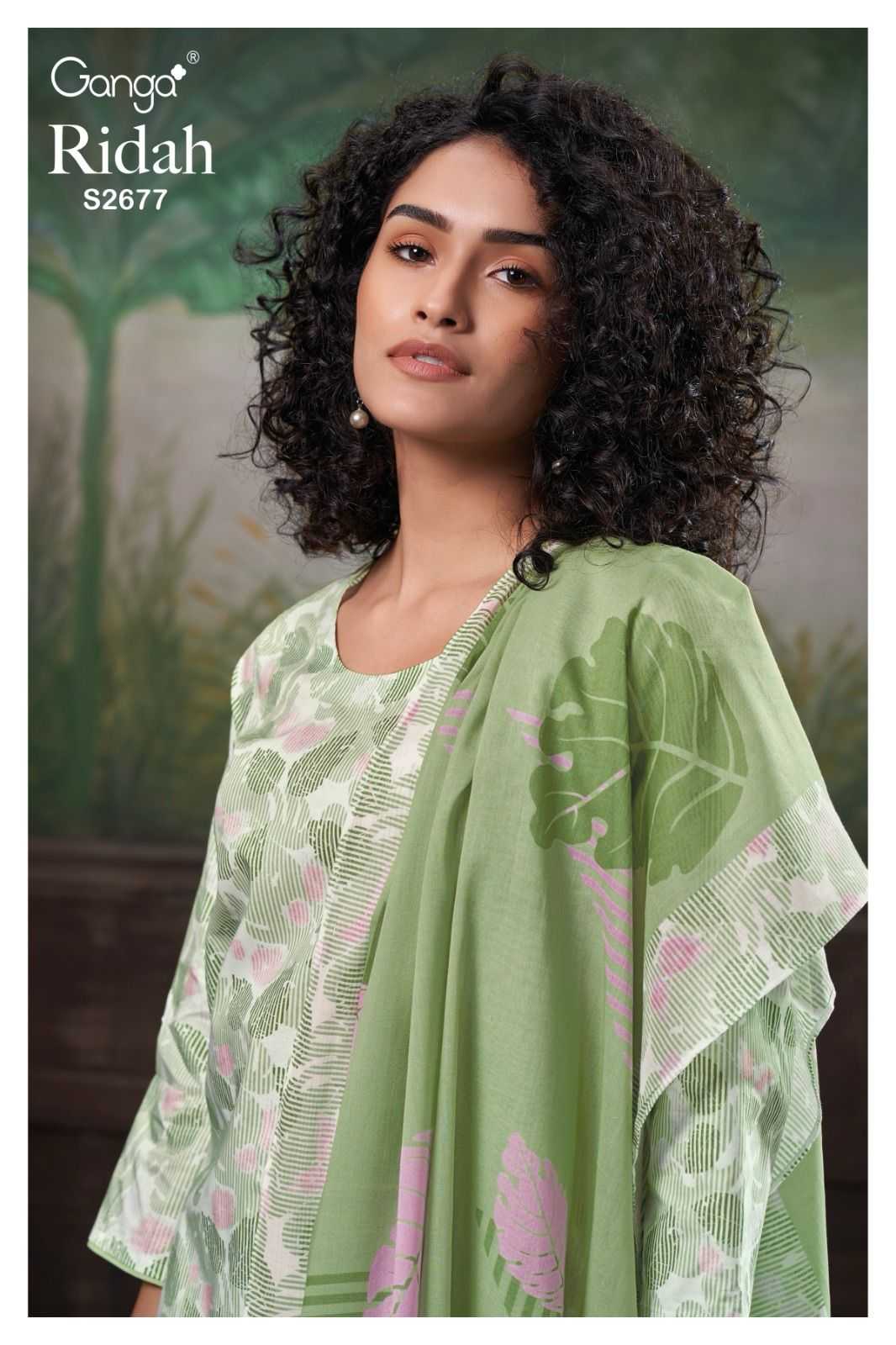 Ganga RIDAH 2677 Dress Materials Wholesale catalog