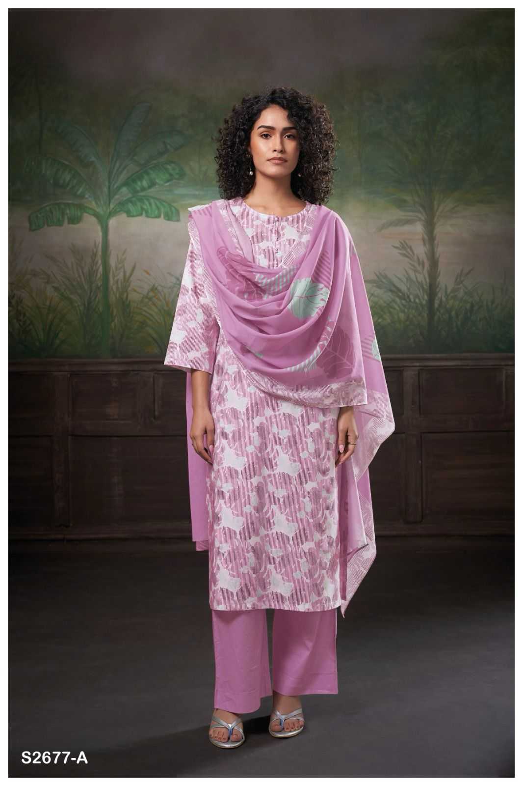 Ganga RIDAH 2677 Dress Materials Wholesale catalog