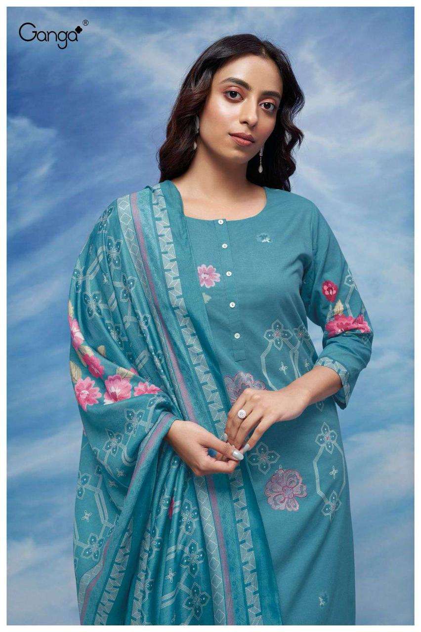 Ganga VERONIKA 2374 Dress Materials Wholesale catalog