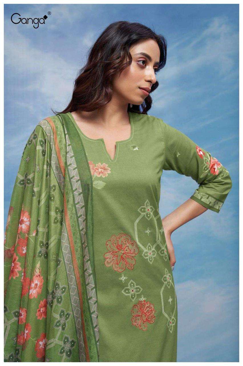 Ganga VERONIKA 2374 Dress Materials Wholesale catalog
