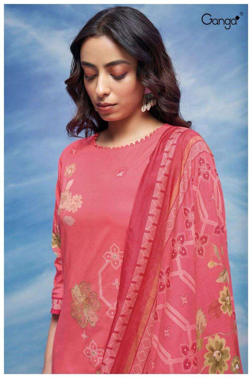Ganga VERONIKA 2374 Dress Materials Wholesale catalog