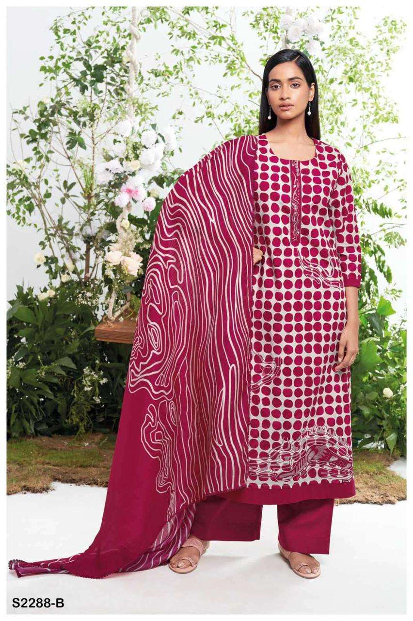 Ganga VIENNA 2288 Dress Materials Wholesale catalog