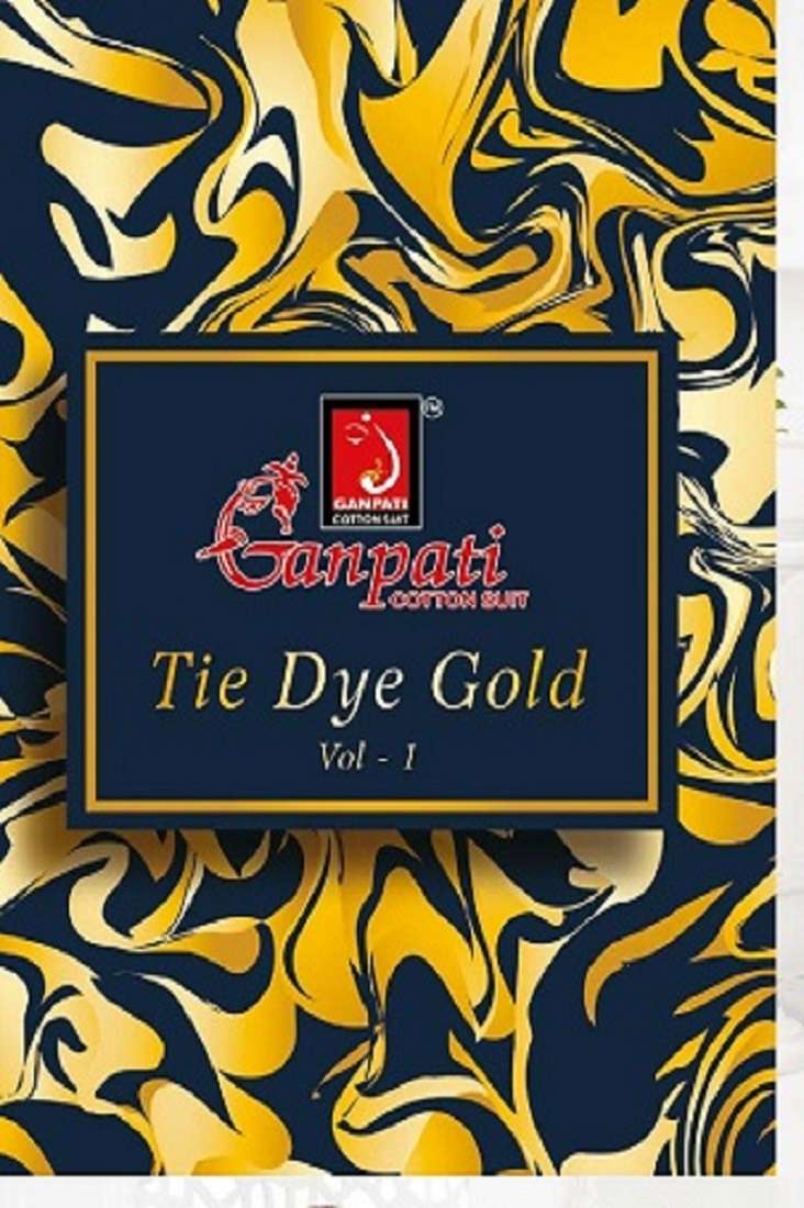 Ganpati The Dye Gold – Dress Material - Dress Material