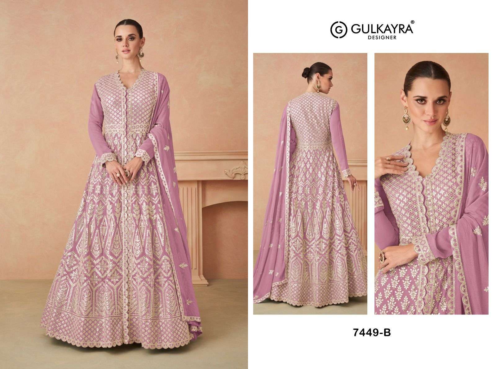 Gulkayra Rimsha Real Georgette Designer Salwar Kameez Wholesale catalog