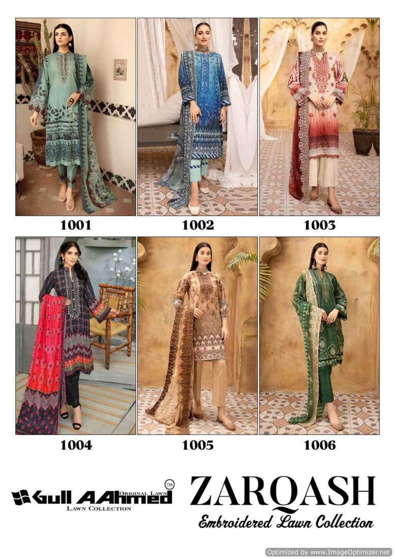 Gull A Ahmed Zarqash Vol-1 – Dress Material - Wholesale Catalog