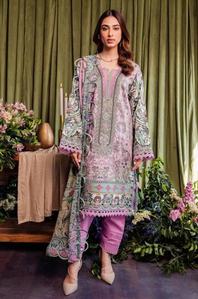 Hazzel Queens Court Vol 12 Chiffon Dupatta Pakistani Suits Wholesale catalog