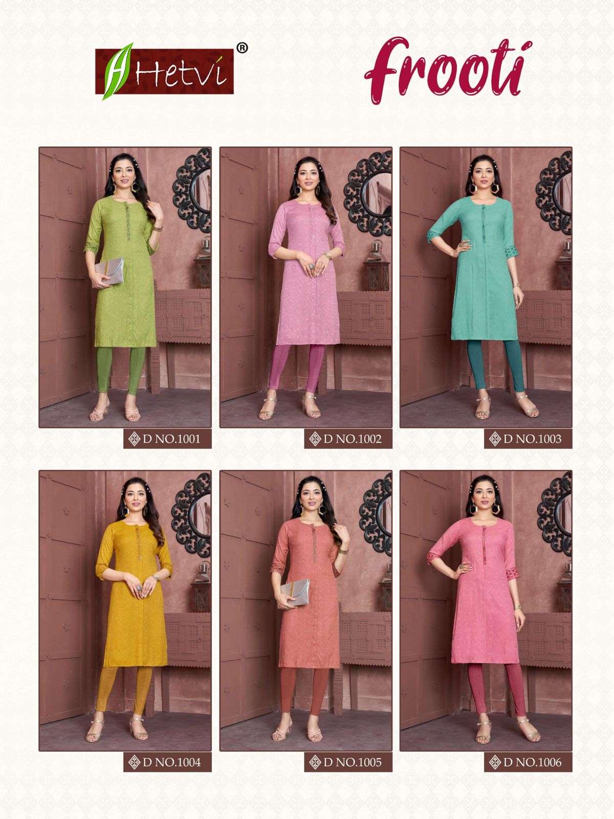 Hetvi FROOTI Kurti Wholesale catalog