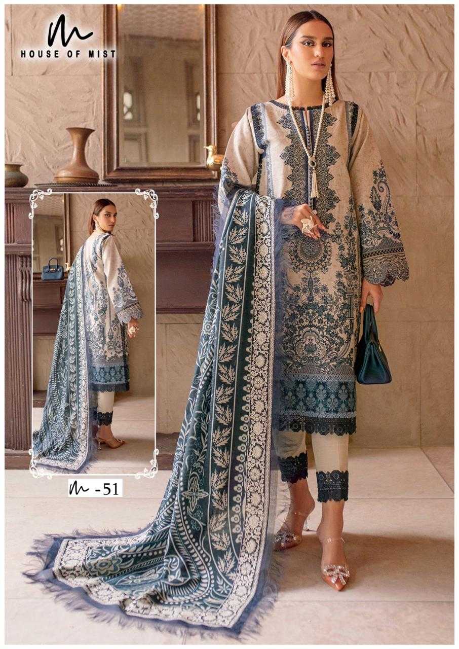 House Of Mist Ghazal Vol 6 Cotton Dress Material Wholesale catalog