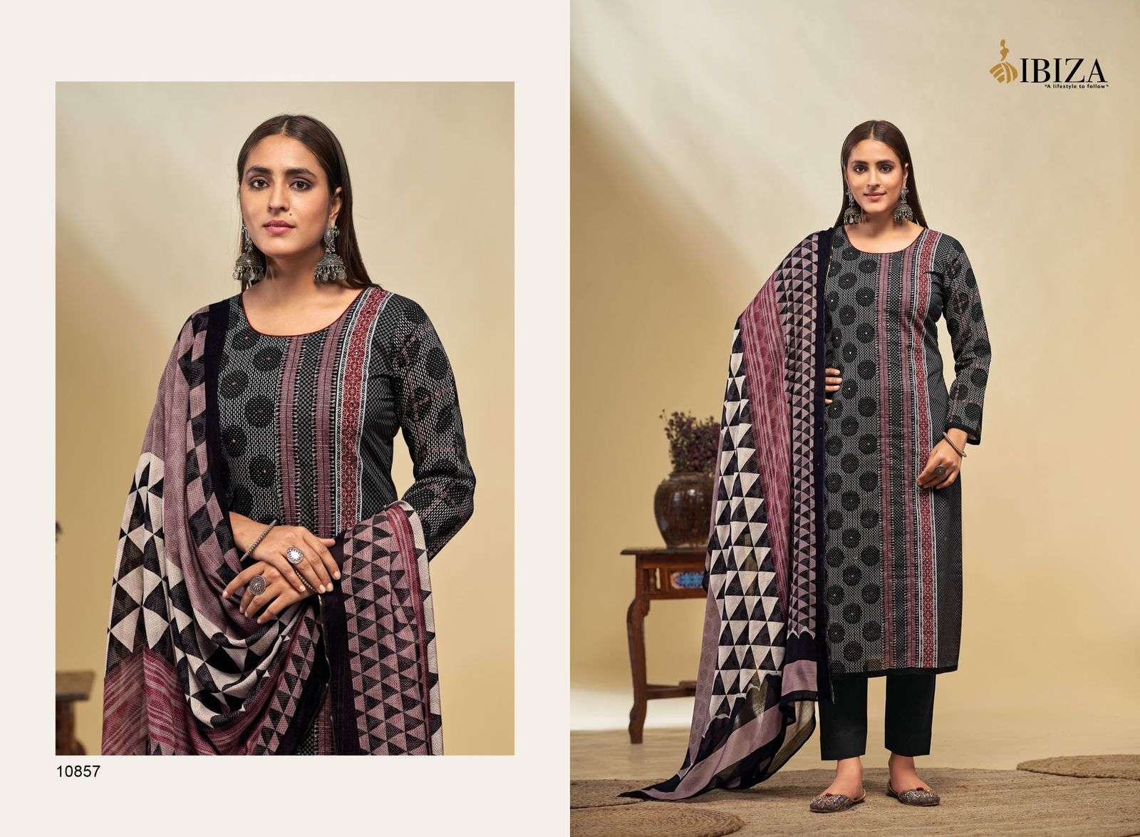 Ibiza Saira Lawn Cotton Digital Printed Salwar Kameez Wholesale catalog