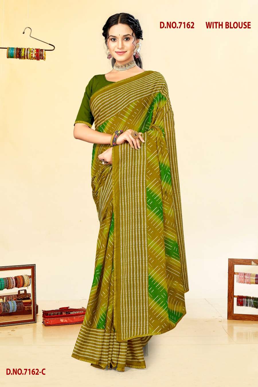 INDER SILK MILLS BLACK MONEY-7162 Saree Wholesale catalog