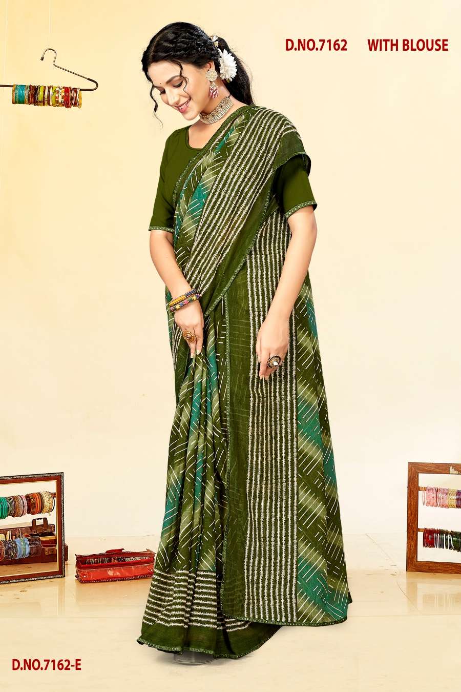 INDER SILK MILLS BLACK MONEY-7162 Saree Wholesale catalog