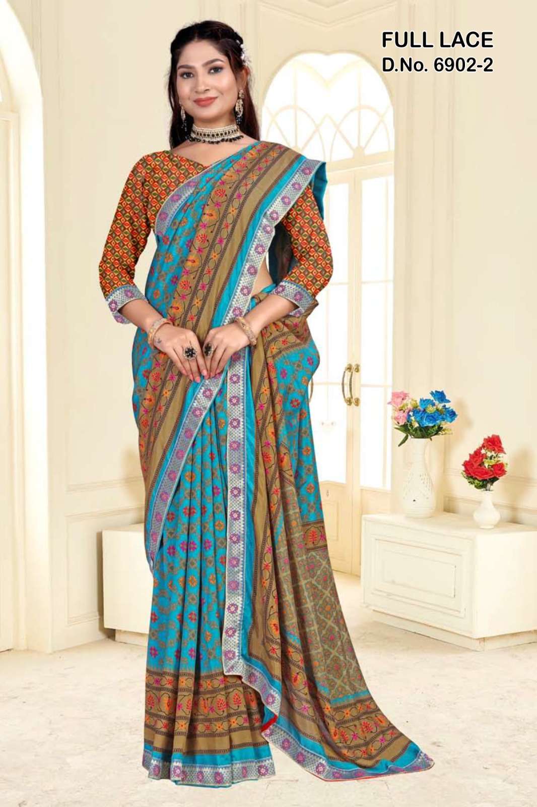 INDER SILK MILLS GENERATOR -6902 Saree Wholesale catalog