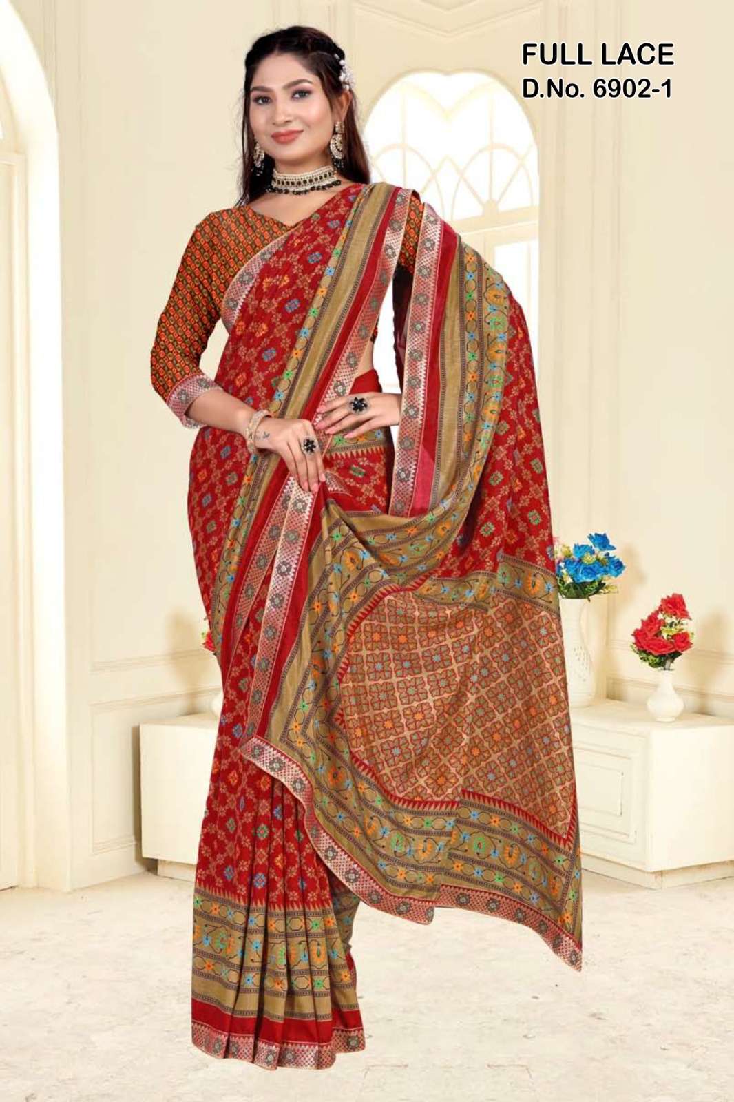 INDER SILK MILLS GENERATOR -6902 Saree Wholesale catalog