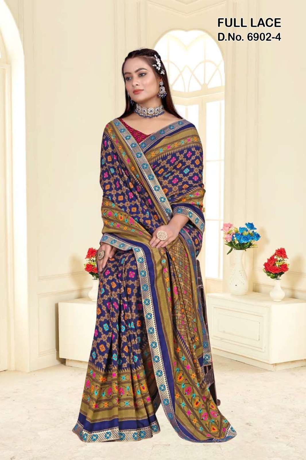 INDER SILK MILLS GENERATOR -6902 Saree Wholesale catalog