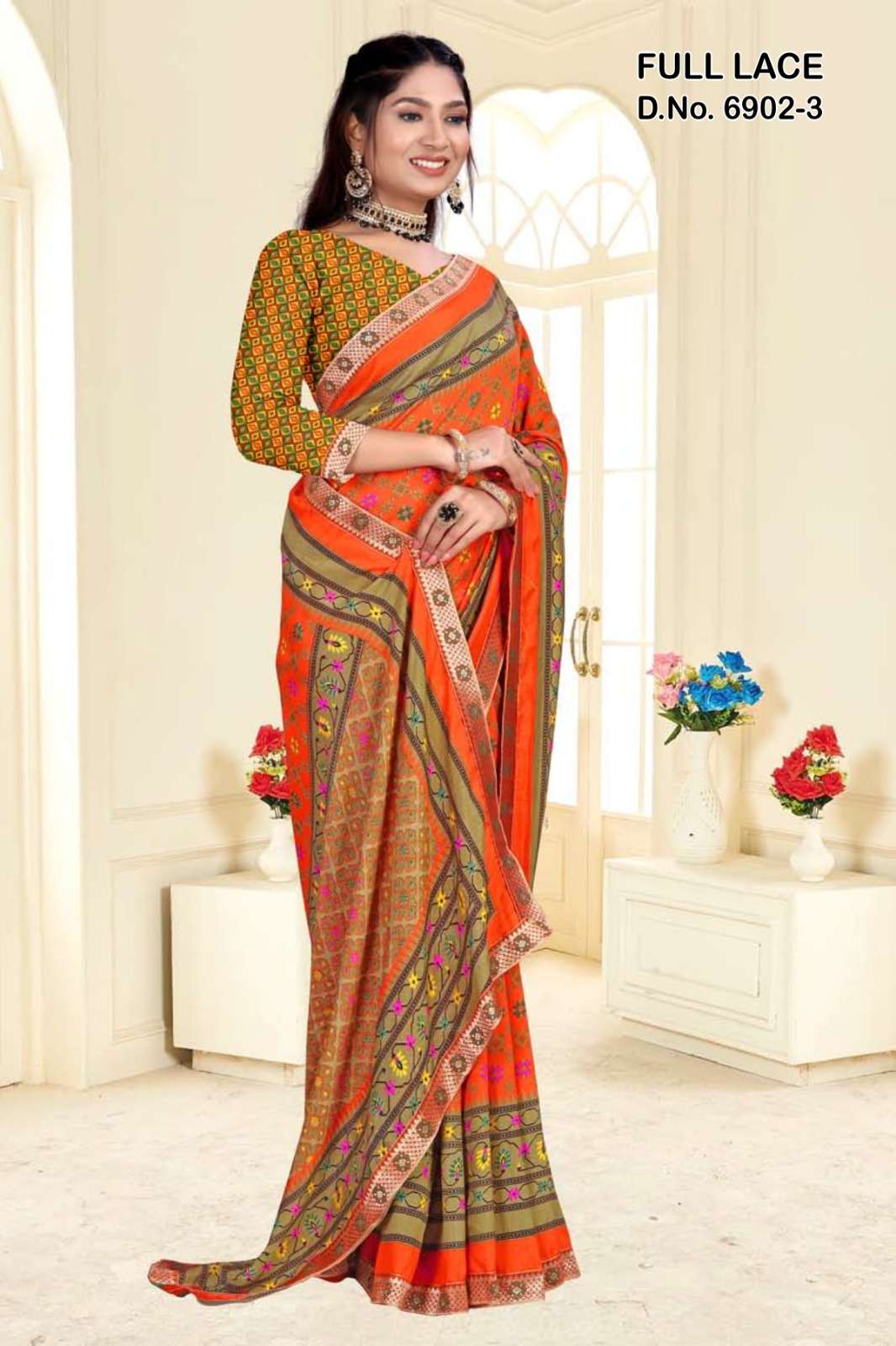 INDER SILK MILLS GENERATOR -6902 Saree Wholesale catalog