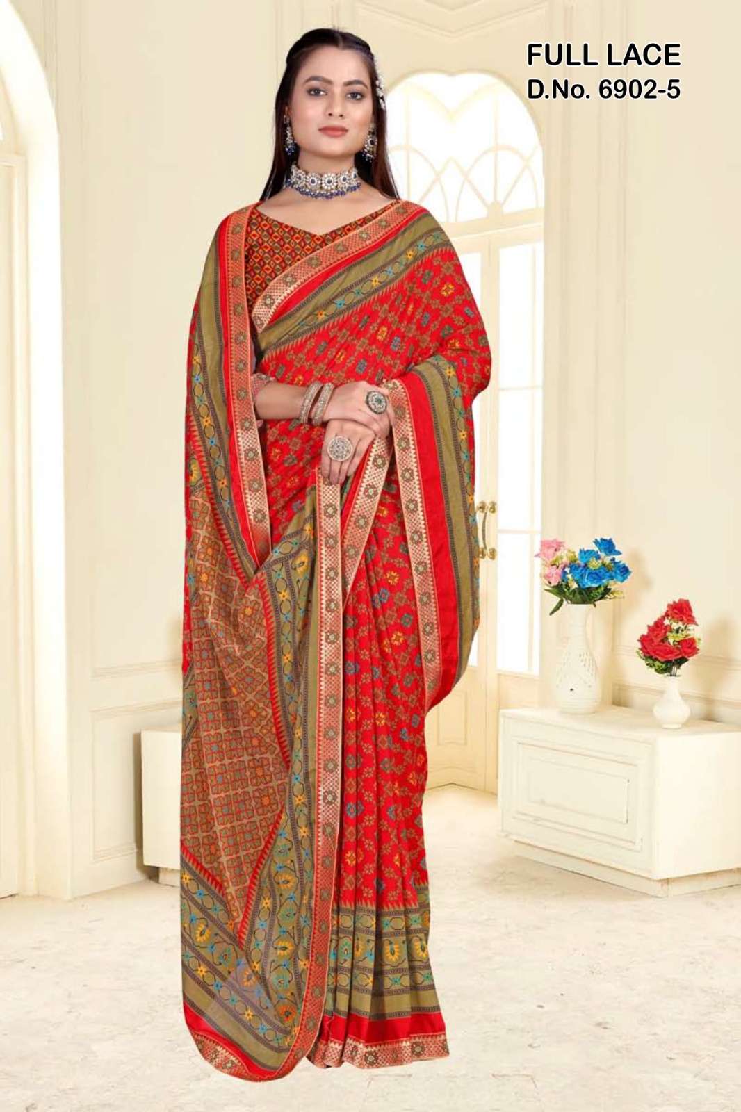 INDER SILK MILLS GENERATOR -6902 Saree Wholesale catalog