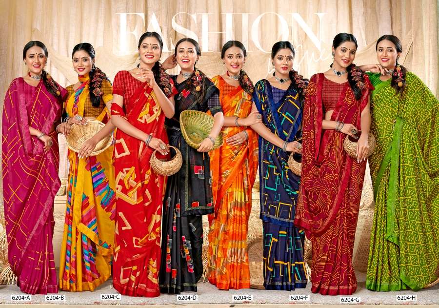 INDER SILK MILLS SURBHI-6204 Saree Wholesale catalog