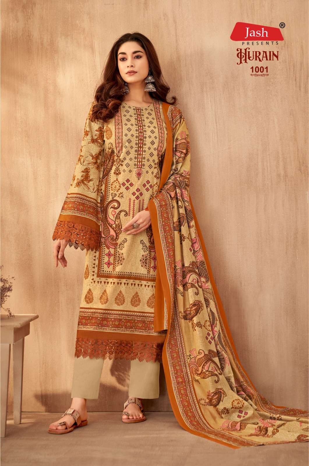 Jash Hurain Vol 1 Cotton Dress Material Wholesale catalog