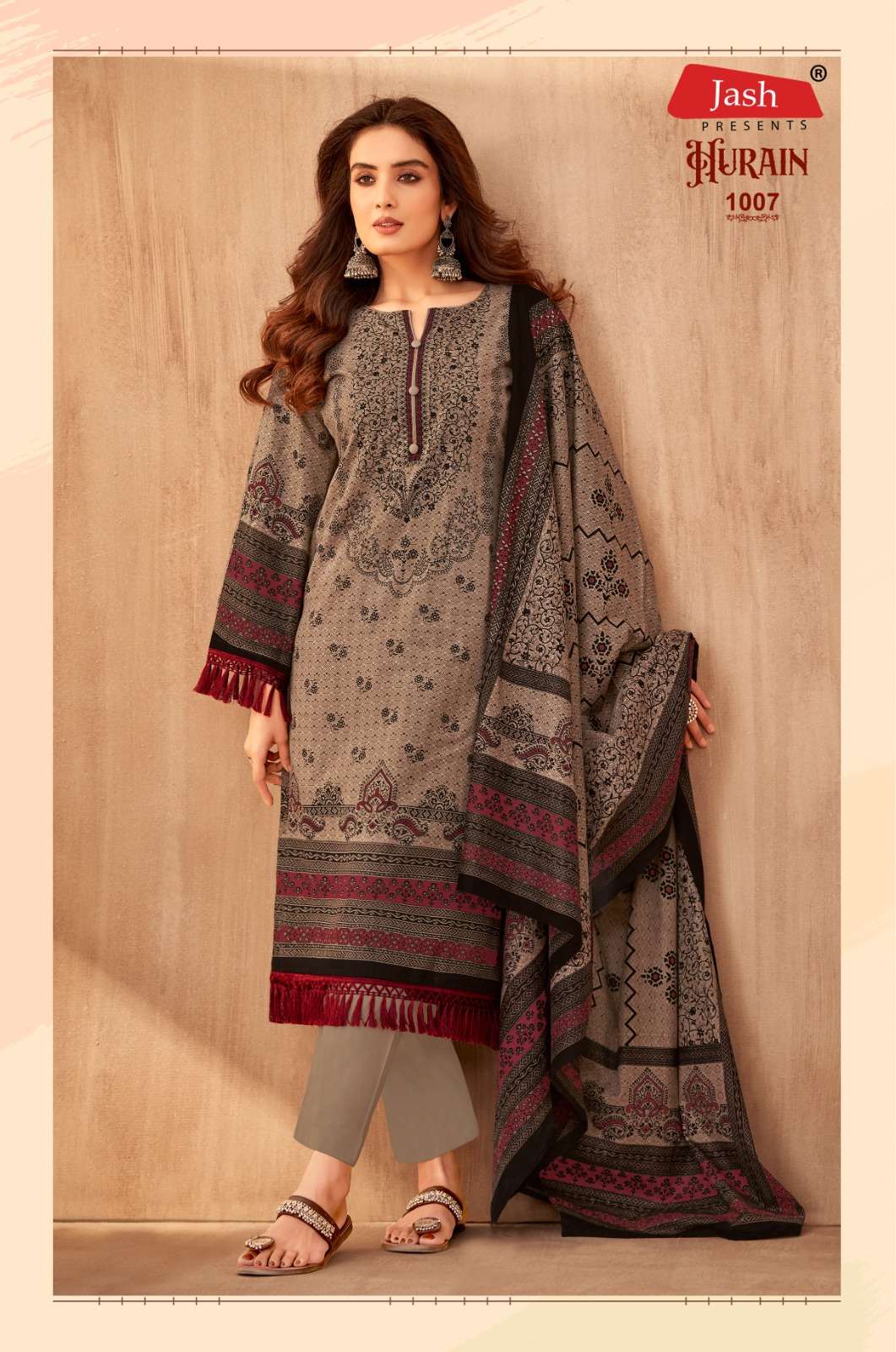 Jash Hurain Vol 1 Cotton Dress Material Wholesale catalog