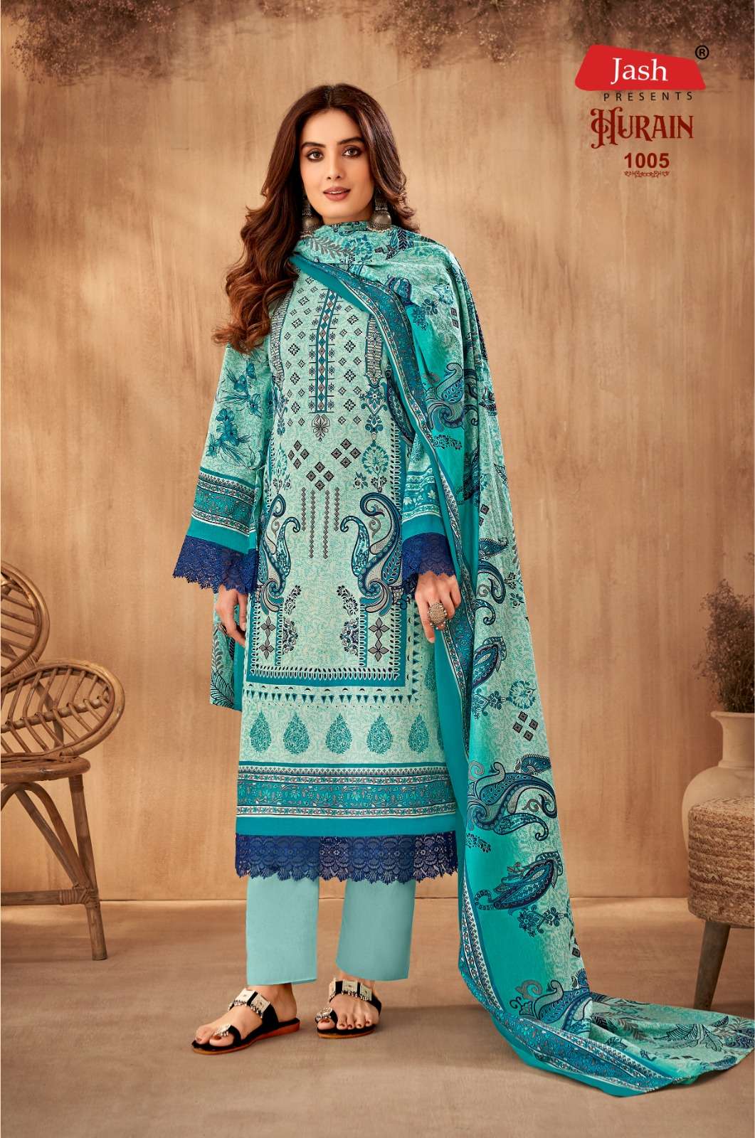 Jash Hurain Vol 1 Cotton Dress Material Wholesale catalog