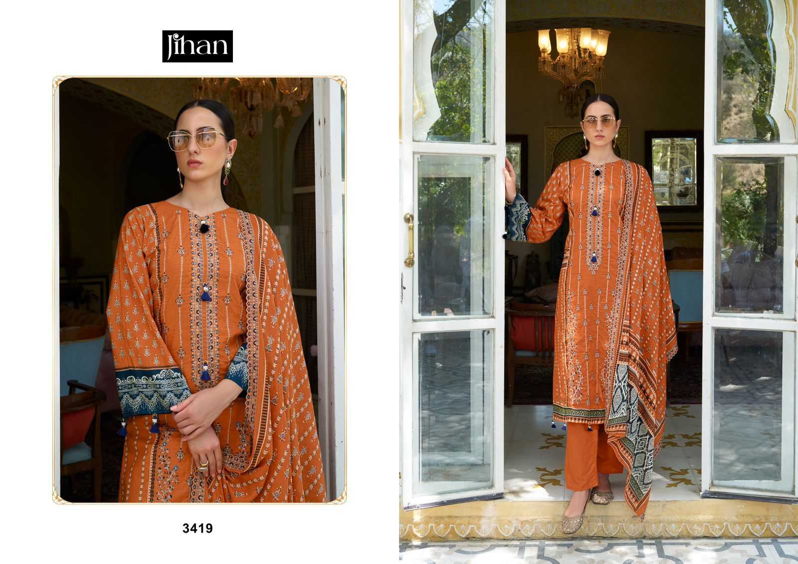 Jihan Bin Saeed Vol 11 Lawn Printed Pakistani Suits Wholesale catalog
