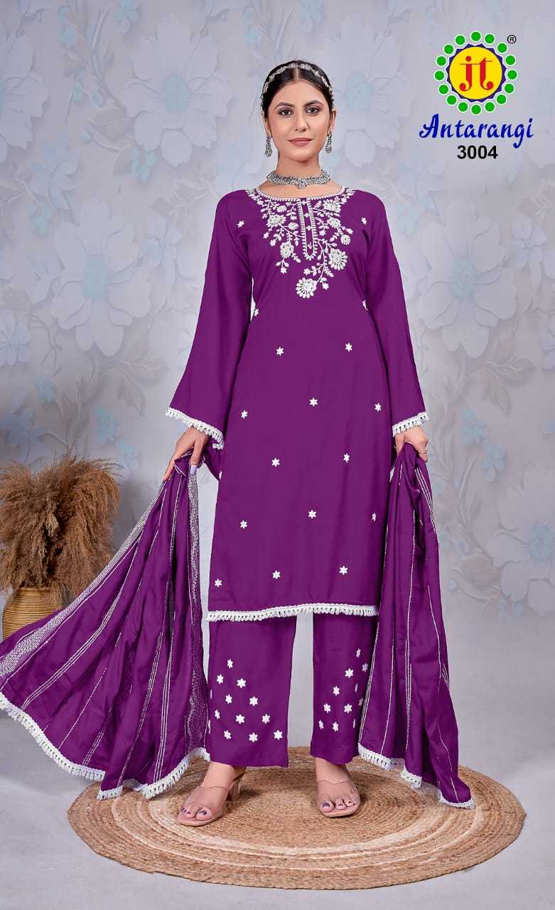 Jt Antarangi Vol 3 Rayon Dress Material Wholesale catalog