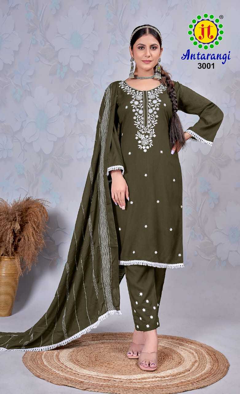 Jt Antarangi Vol 3 Rayon Dress Material Wholesale catalog