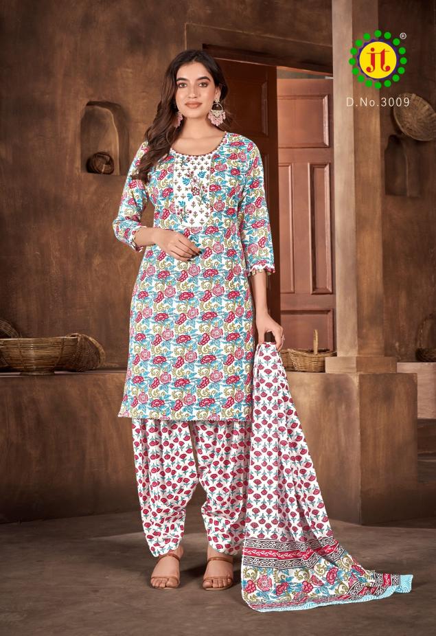 Jt Zara Vol 3 Slub Printed Dress Material Wholesale catalog