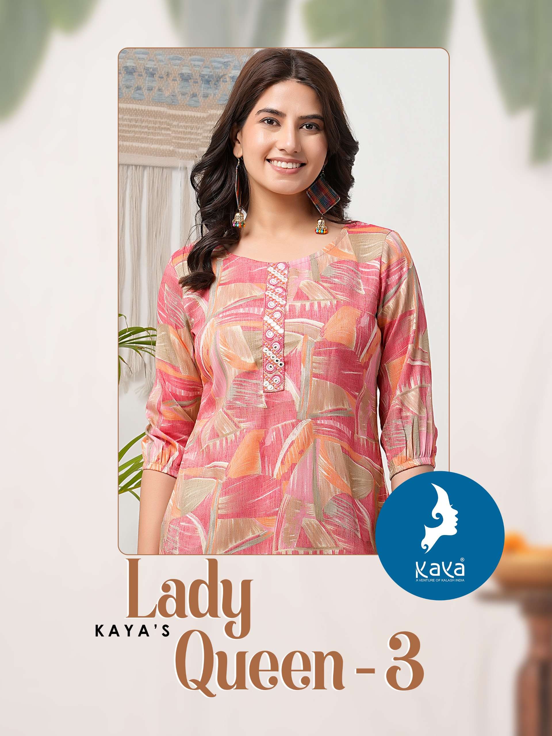 KAYA LADY QUEEN-3 Kurti Wholesale catalog