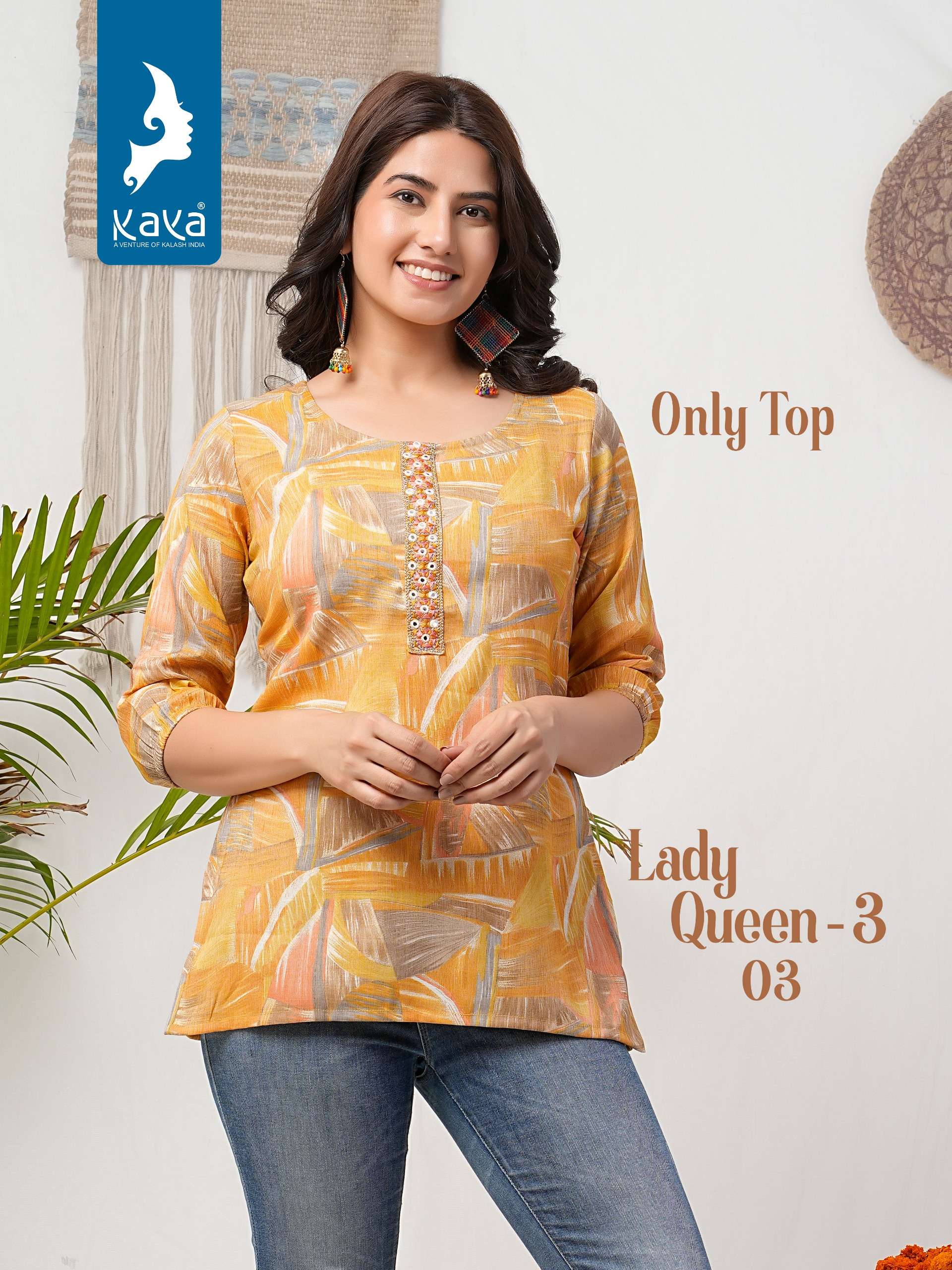 KAYA LADY QUEEN-3 Kurti Wholesale catalog