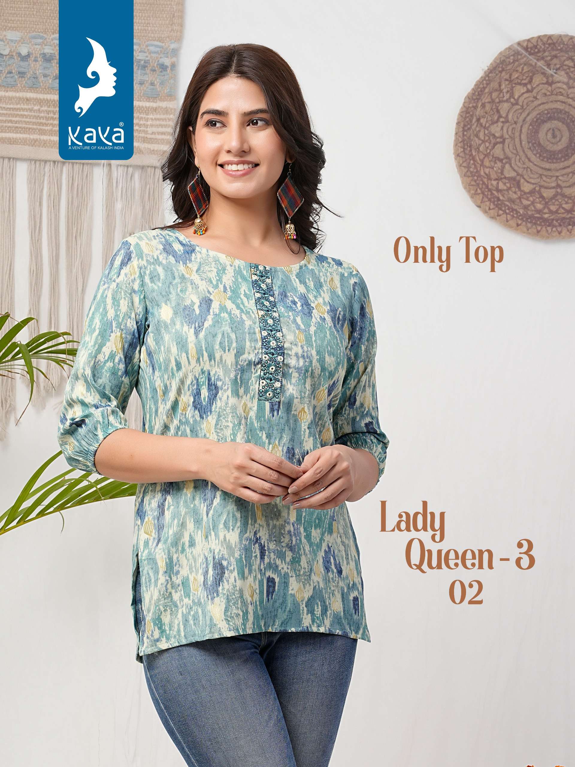 KAYA LADY QUEEN-3 Kurti Wholesale catalog