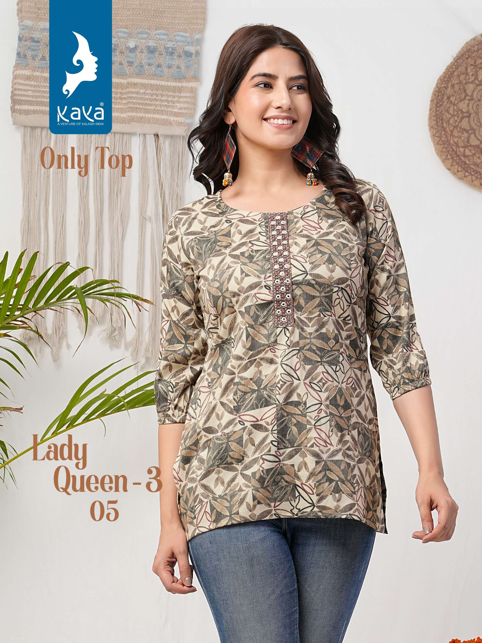 KAYA LADY QUEEN-3 Kurti Wholesale catalog