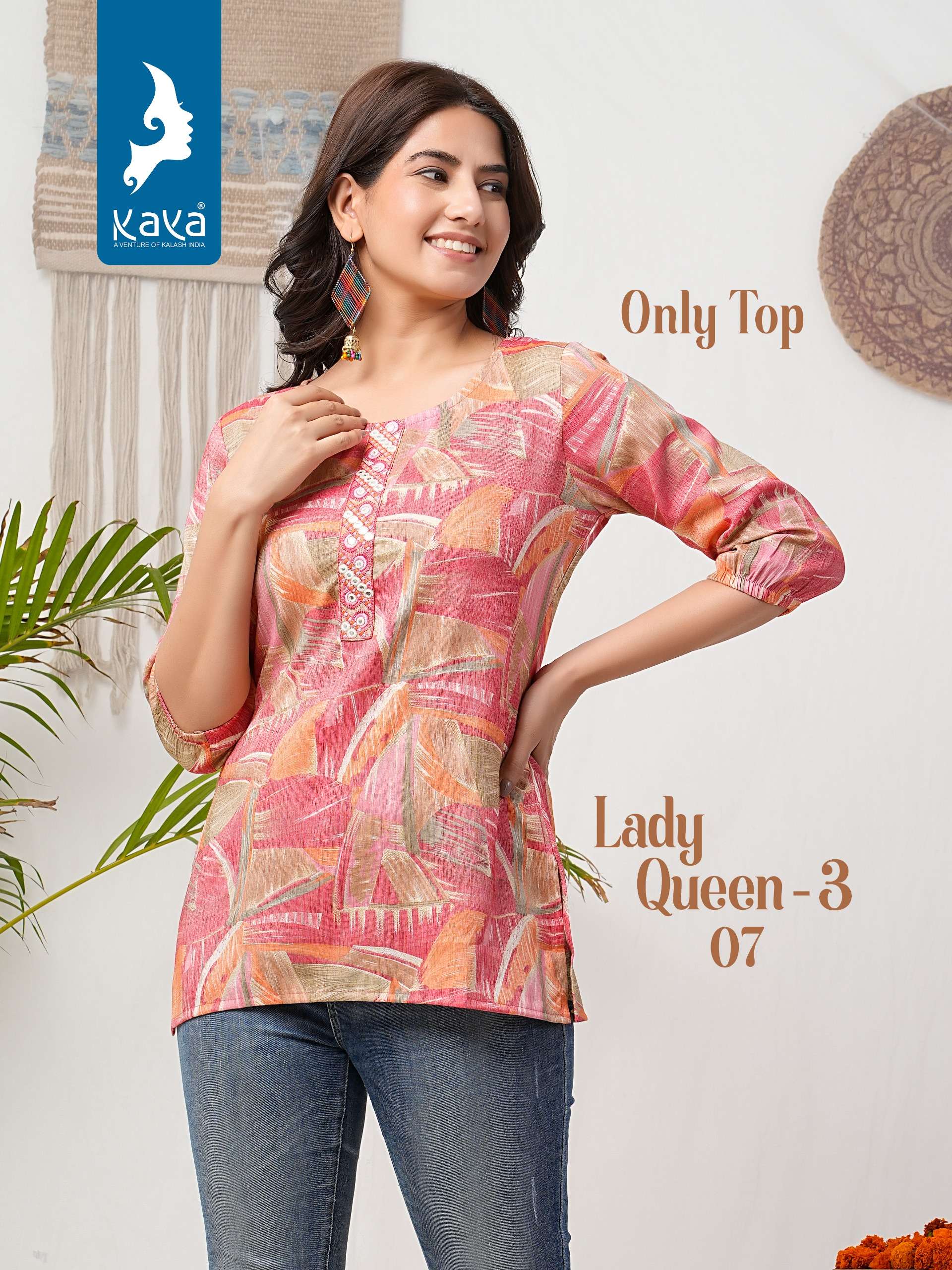 KAYA LADY QUEEN-3 Kurti Wholesale catalog