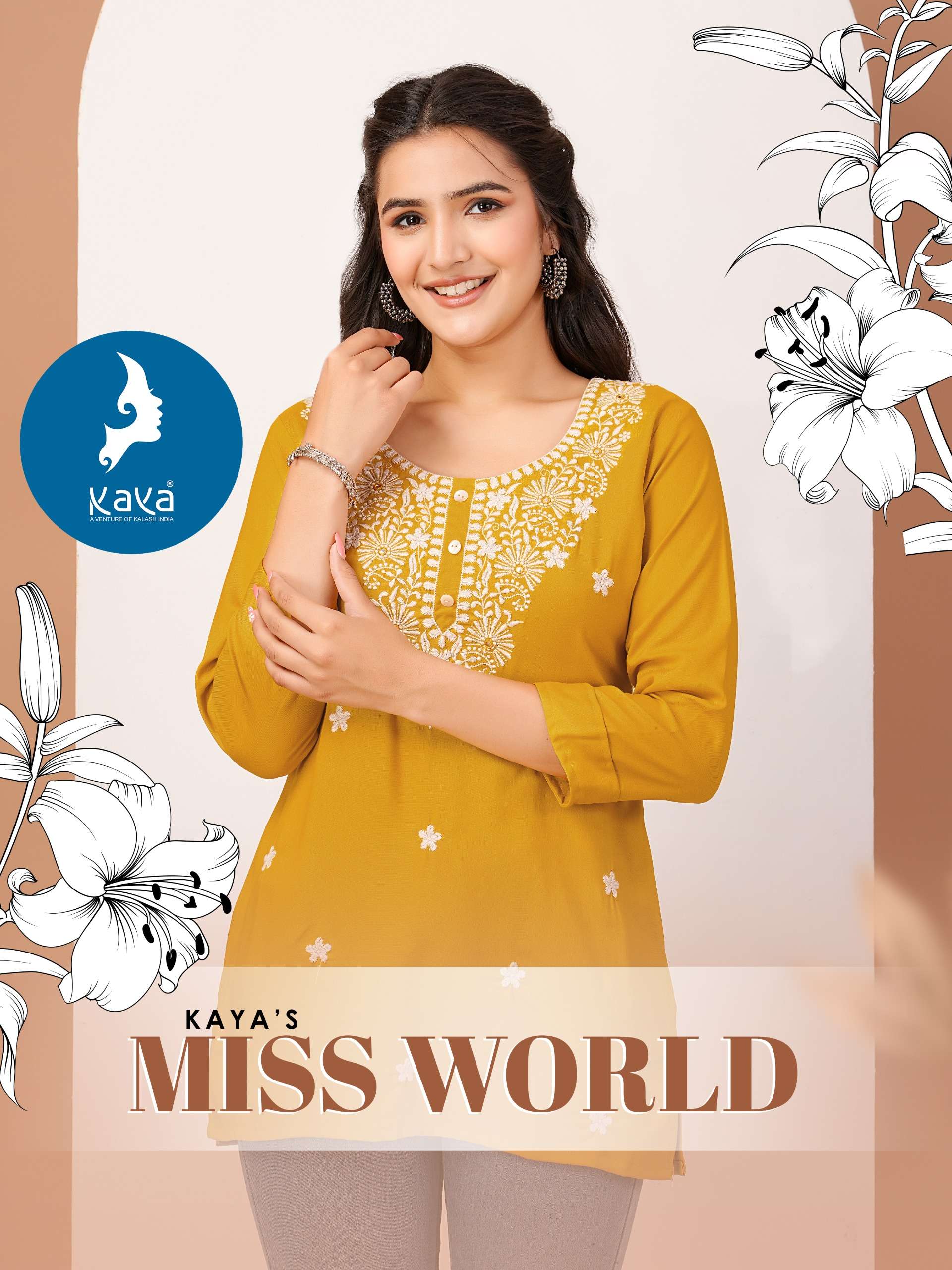 KAYA MISS WORLD KURTI Wholesale catalog