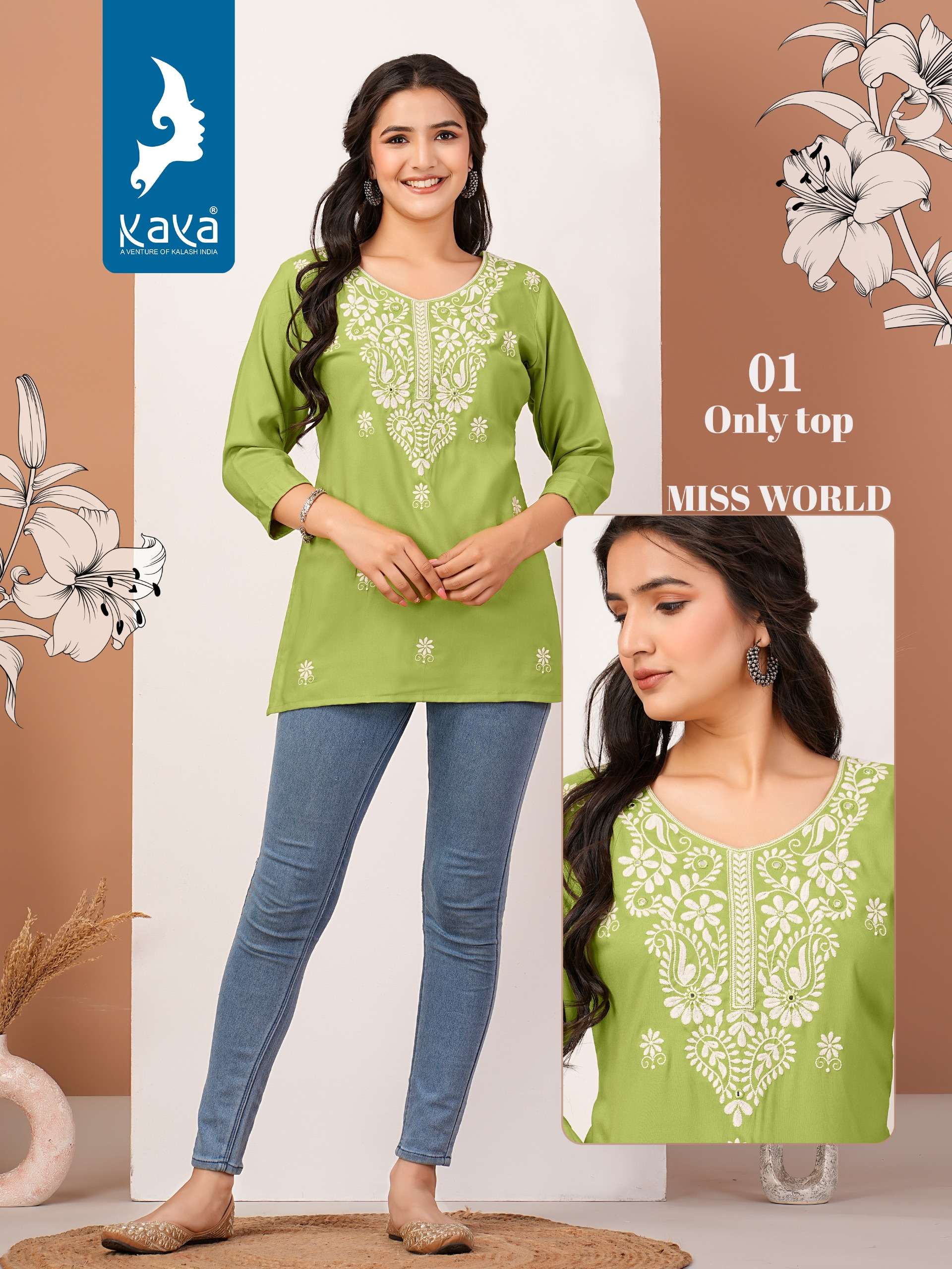 KAYA MISS WORLD KURTI Wholesale catalog