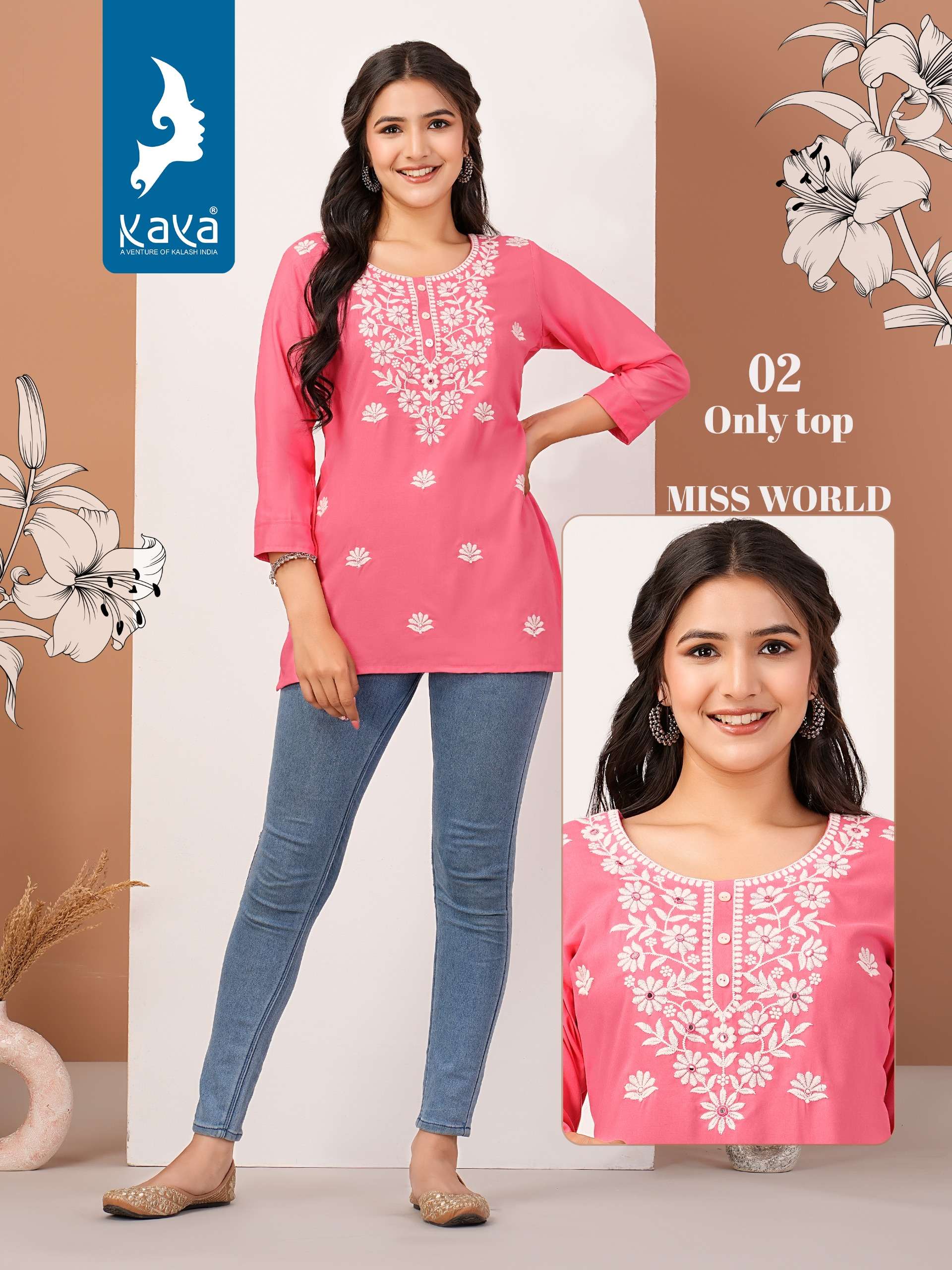 KAYA MISS WORLD KURTI Wholesale catalog